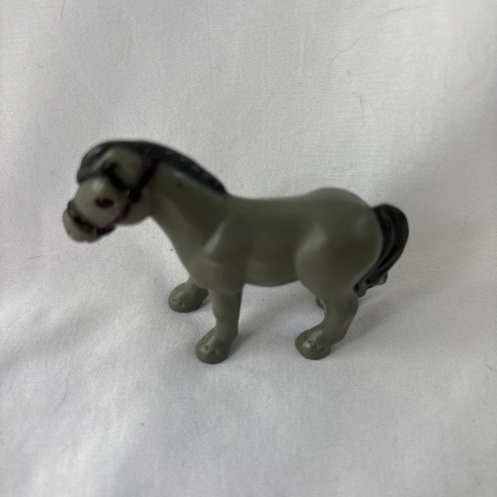 Lincoln Logs Oak Creek Lodge 857 Replacement Gray Horse‎ Animal Figure Western